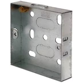 16mm double metal back box|screwfix backbox.